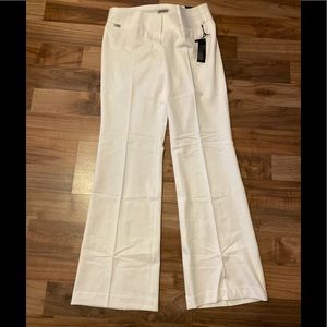 Express Editor Wide Waistband Pants - White - 10L